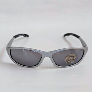 NWT Vintage 90's PC Rectangle Sporty Sunglasses (S. Silver)
